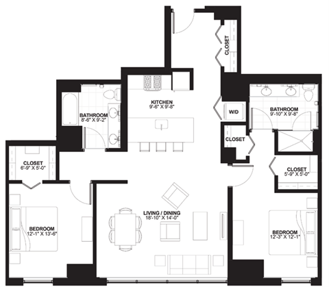 423 E Ohio Street 1-2 Beds Apartment for Rent - Photo Gallery 56